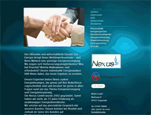 Tablet Screenshot of nexus-gmbh.info